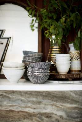HGTV Restored by the Fords / pottery vase, restaurant ware cups, pitcher : Garden Style Living / Design : Leanne Ford Interiors / Photo : Alexandra Ribar